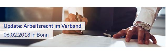 Update: Arbeitsrecht im Verband Update: Arbeitsrecht im Verband