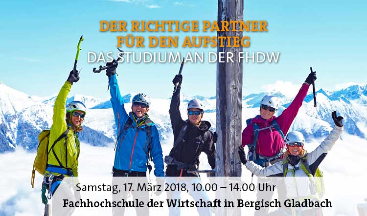 Tag der offenen Tür an der FHDW Tag der offenen Tür an der FHDW